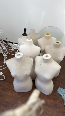 7 dress forms sold as set