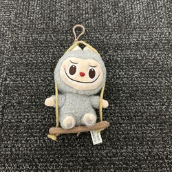 Labubu Timber Workshop PopLand Exclusive On Swing Grey