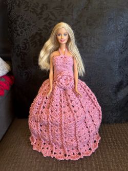 doll with handmade dress