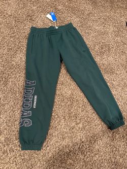 Adidas Originals Men’s Sweatpants Joggers Dark Green Size L New With Tags