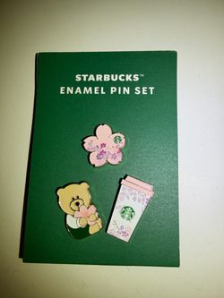 Starbucks Sakura Cherry Blossom 2026 Enamel Pin Set Exclusive Rare Limited New