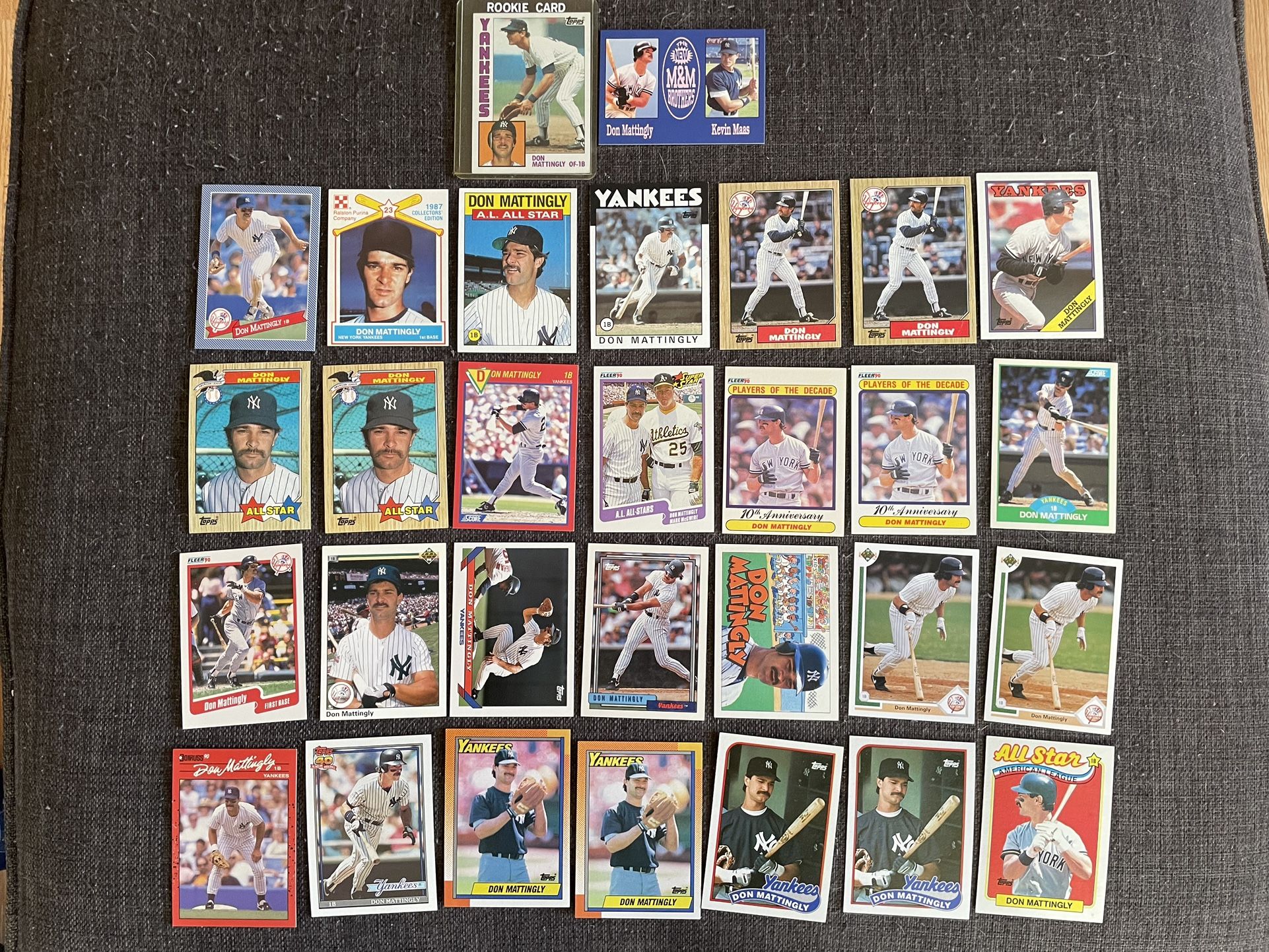 Lot Of (30) Don Mattingly Trading Cards