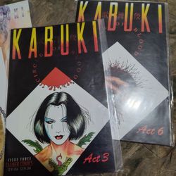 Kabuki Graphic Comics with COA  