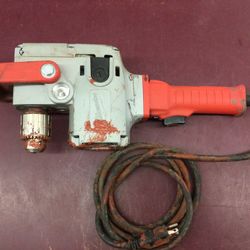 Milwaukee HOLE HAWG 1/2” Heavy Duty Right Angle Drill Mixing