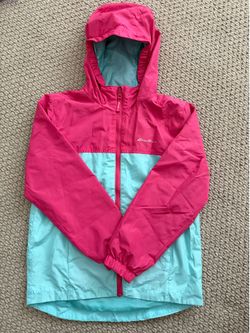 Pink and Blue Track/Rain Girls Jacket
