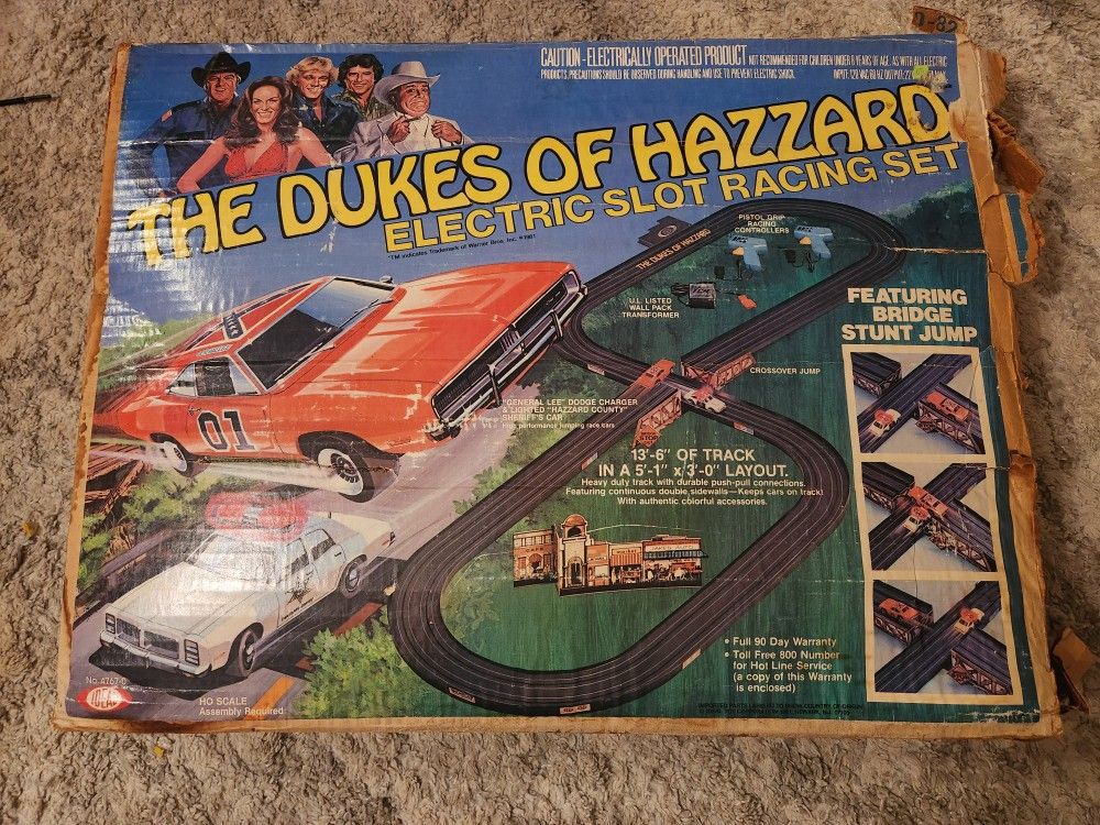 Dukes Of Hazzard Electric Slot Race Track