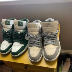 jordan 1 mid super sonics jordan i mid grey