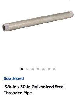 3/4" x 30 galvanized pipe MIP