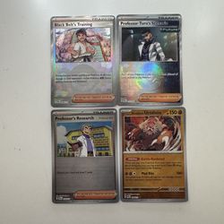 Pokémon Prismatic Evolutions Poke Ball Pattern Lot of 4
