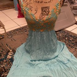 Super Pretty Long Dress Size S. 💙💜🩷