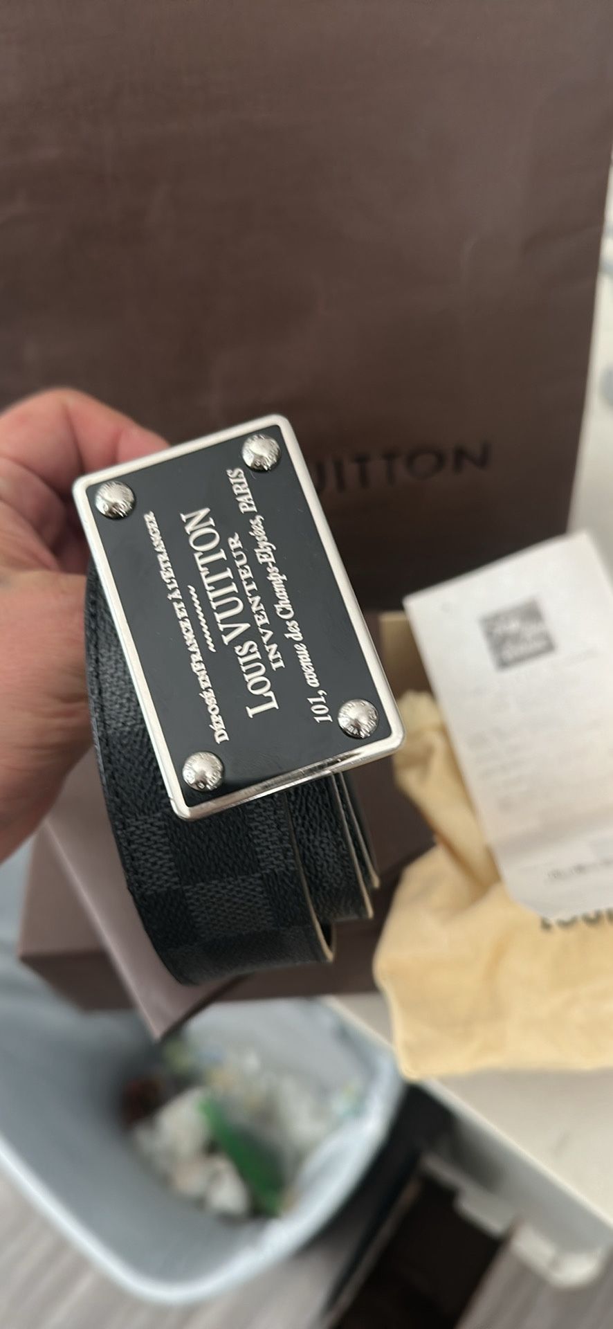 Men’s Louis Vuitton Reversible Belt