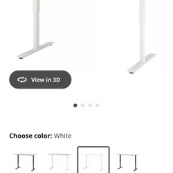 Trotten desk sit/stand