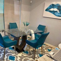 Glass Dining Table 
