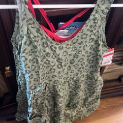 Green cheetah print jumper/ romper