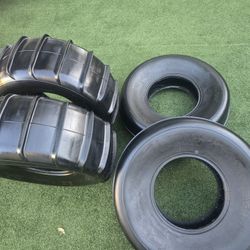 4 SAND PADDLES 34-11R15  FRONT 34-15R15 REAR  ONLY USED ONE Runn