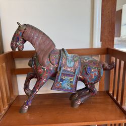 Amazing Cloisonné Horse 