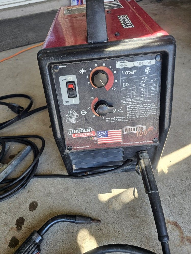 Lincoln mig welder HD100