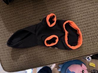 Black and Orange Pet Dog Sweater
