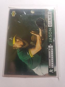 JASON GIAMBI (1994) Upper Deck.
