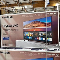 65 Samsung Crystal UHD 4K Smart Tv