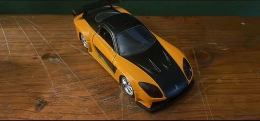 Fast and furious rx7 toy car