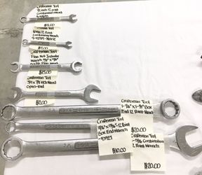 Craftsman Seven (7) Wrenches