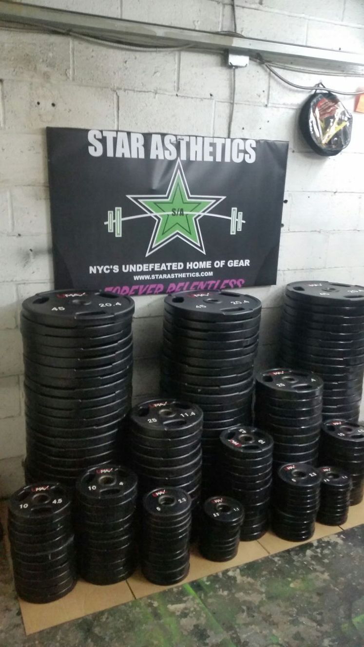 UMAX URETHANE RUBBER OLYMPIC WEIGHTS PLATES 4500LBS AVAILABLE