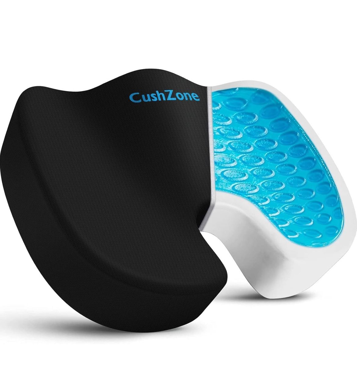 Office Chair Seat Cushion, Cooling Gel Enhanced Memory Foam Cushion for Long Sit