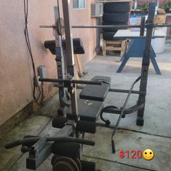 Weight Bench Set..
