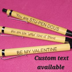 Valentine's Day Customizable Pens