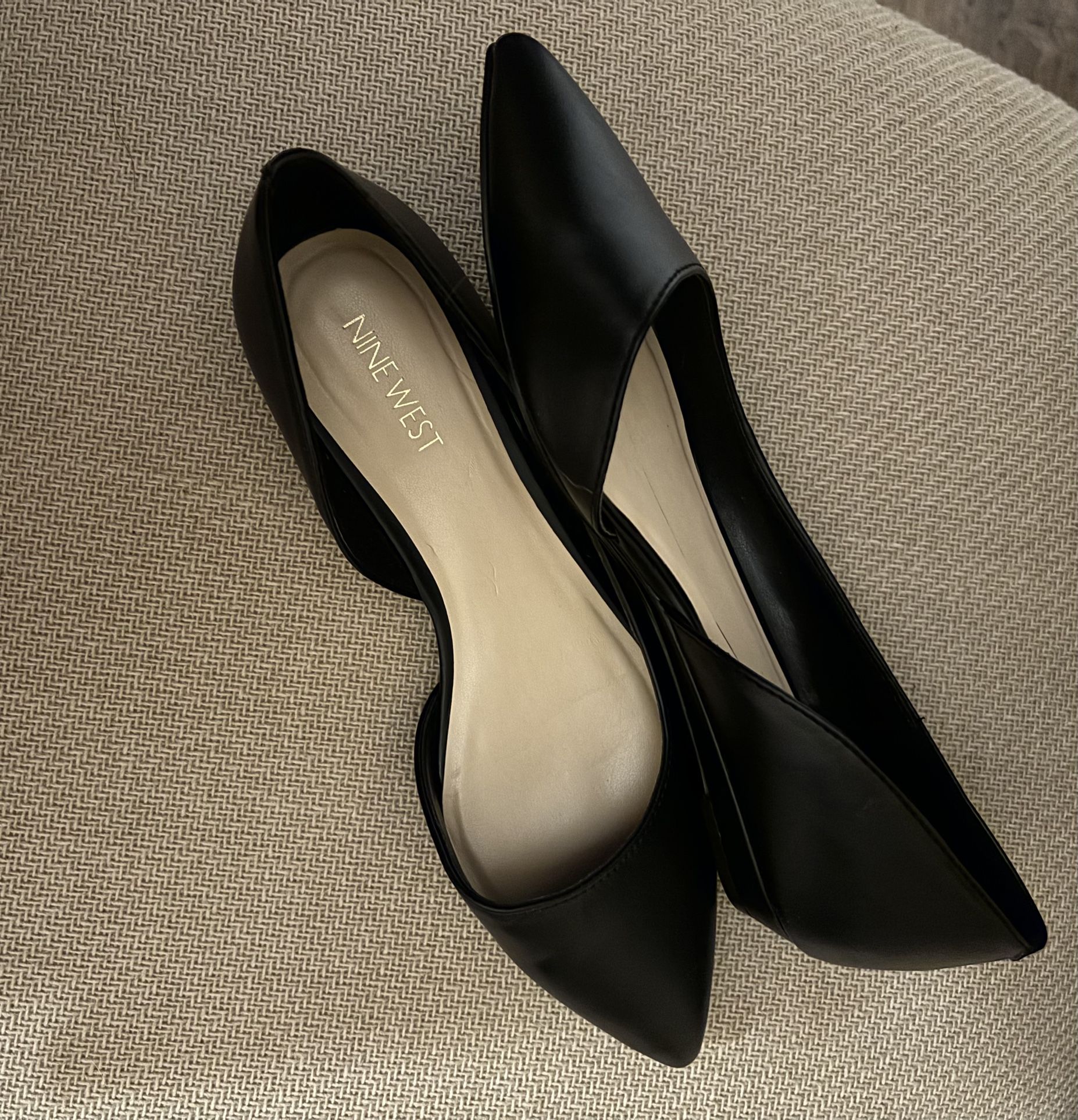 Nine West Black Flats