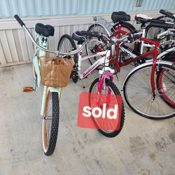 Bikes For Sale, Cruiser, Mountain, 24",26"28"