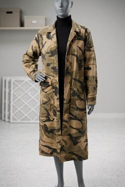 JAX Women's Long Camouflage Duster Jacket – Size Large