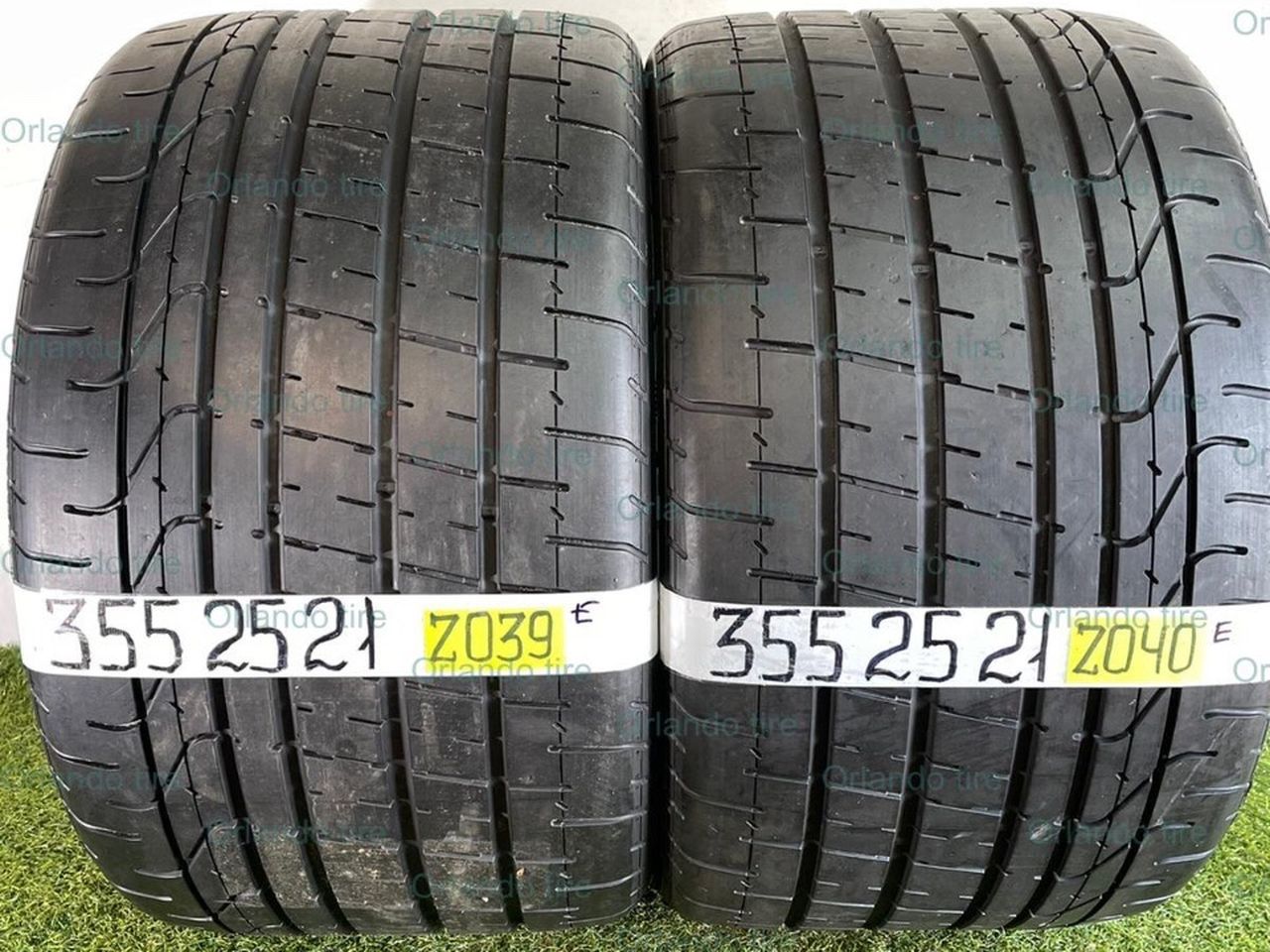 Z185 355 25 21 107Y Pirelli Pzero Corsa 2 Used Tires 80% Life