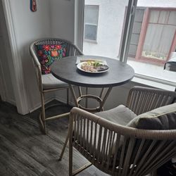 Barstool Height Table And Chairs