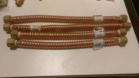 Wf15 3/4"Nutx15" Waterflex Copper Water Heater Connector