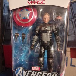 Marvel Legends Avengers Gamerverse Captain America Stealth Suit With Shield Hands And Extra Head