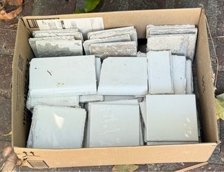 4 x 4 tiles - vintage from Gladding McBean Inc.