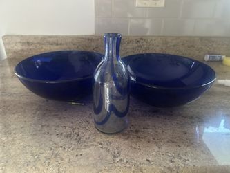 Cobalt blue Glass
