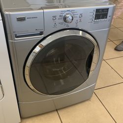 MAYTAG GREY FRONT LOAD WASHER