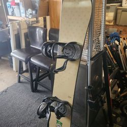 Rome Snowboard 158 With Burton Bindings. 