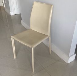 2 Used Addison House Leather Dining Chairs