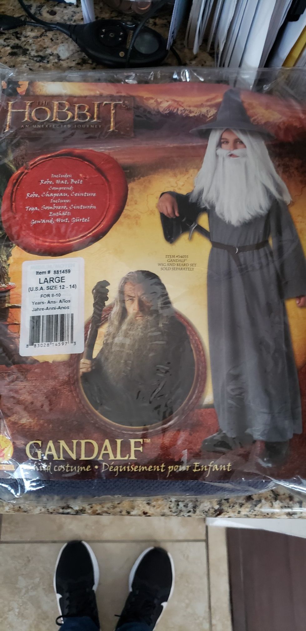 The Hobbit Boys Gandalf Costume
