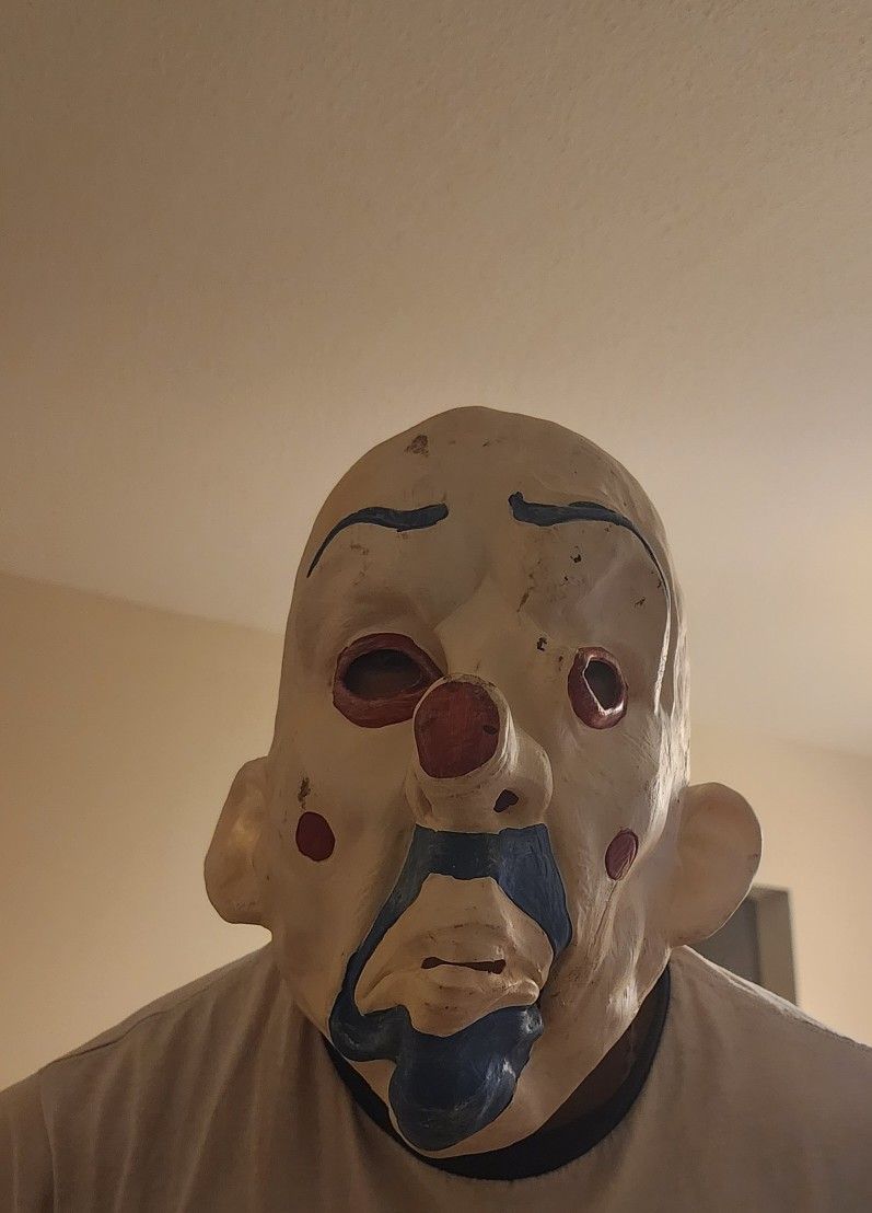 Batman The Dark Knight Joker Clown Bank Robber Adult Halloween Mask Rubies 2008