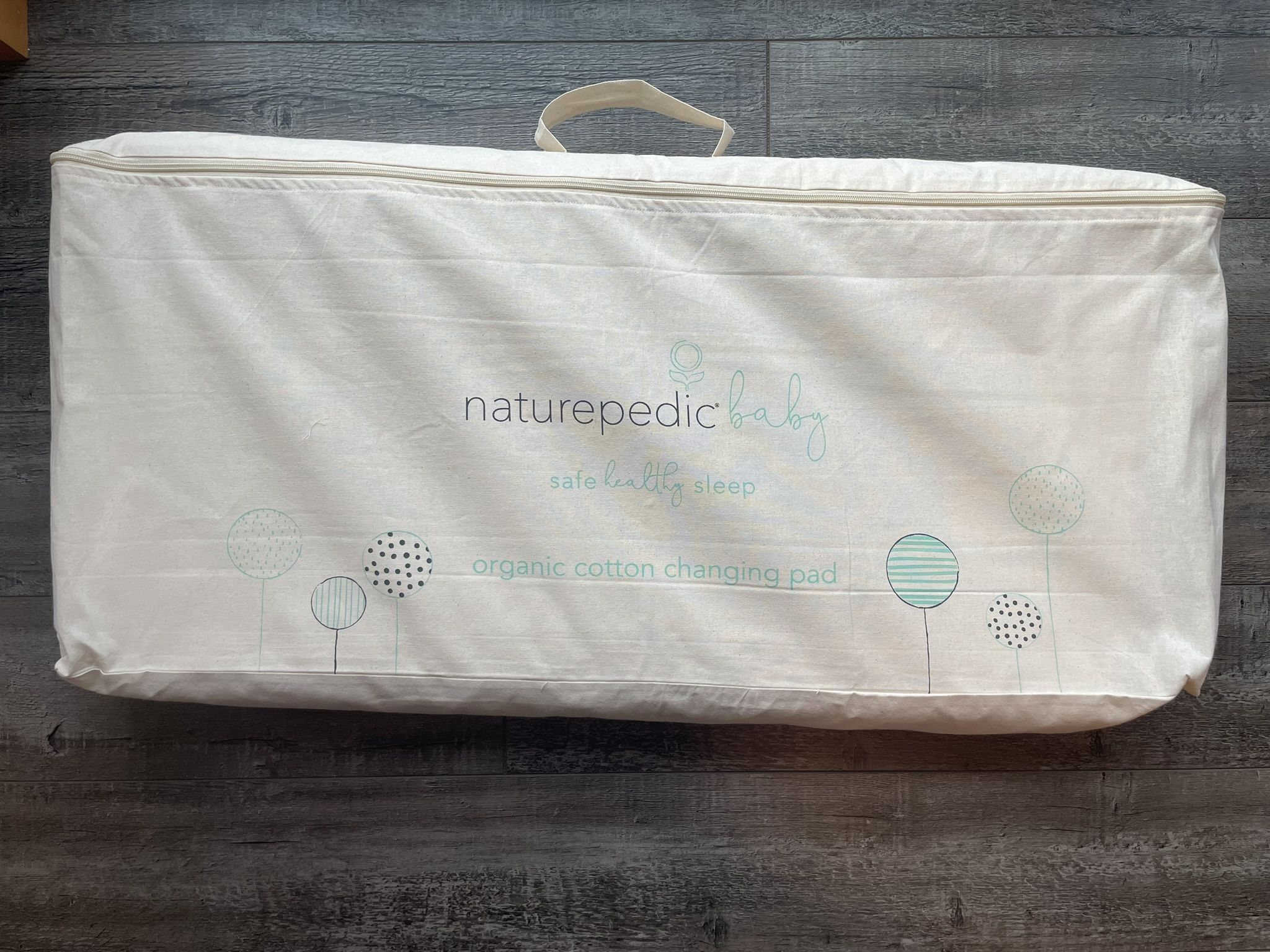 Naturepedic Organic Cotton Baby Changing Pad with Cover