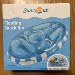 Inflatable Pool Snack  Bar - Blue or Green Brand New