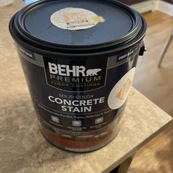 NEW BEHR CONCRETE STAIN IN COLOR GOLD TORCH