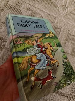 Vintage hardcover illustrated Grimms' Fairy Tales Illustrated by Adele Weber