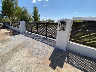 Custom metal fencing for sale