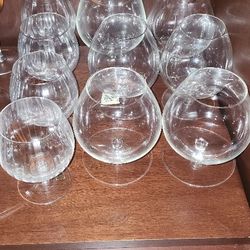 Crystal Cognac/ Brandy Glasses